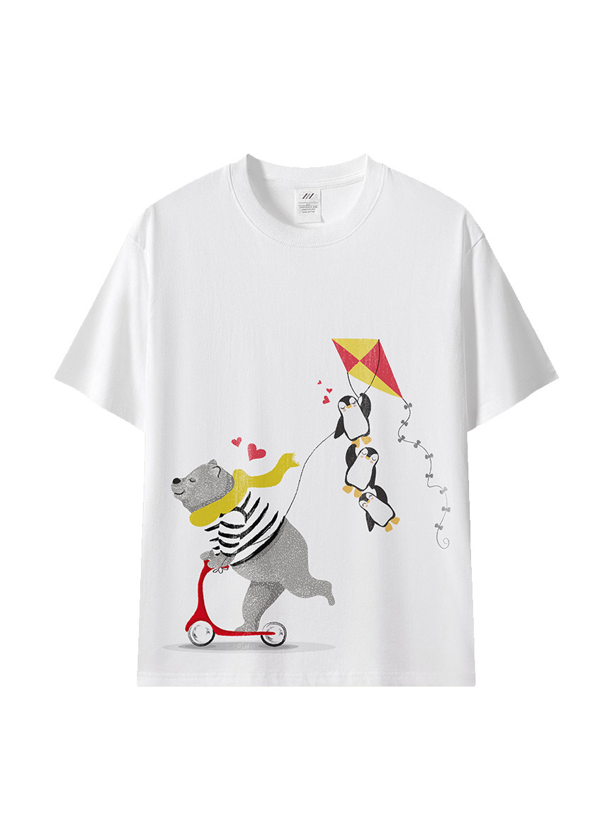 給妳好心情的動物時光插畫棉T