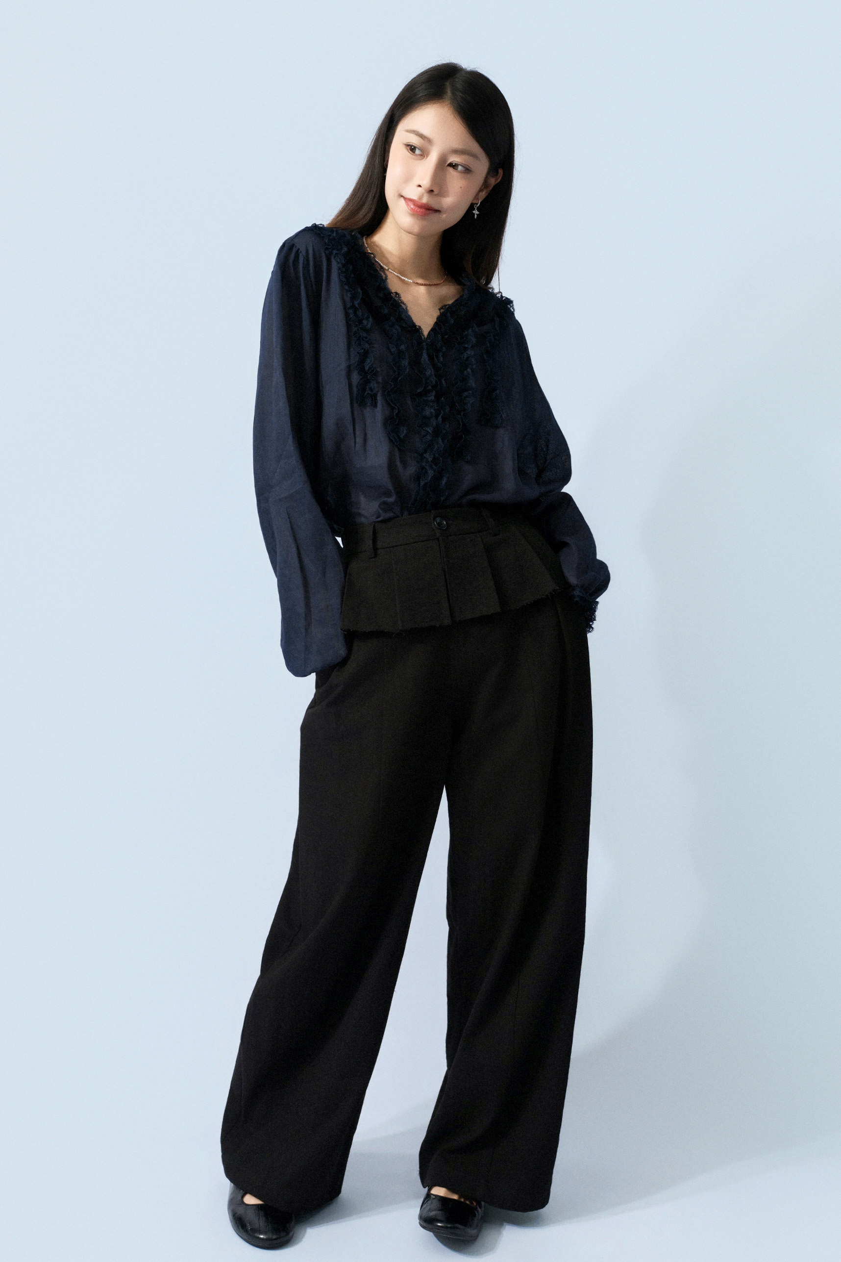 SS26_0047（恤衫＋Bra Top + 長褲）