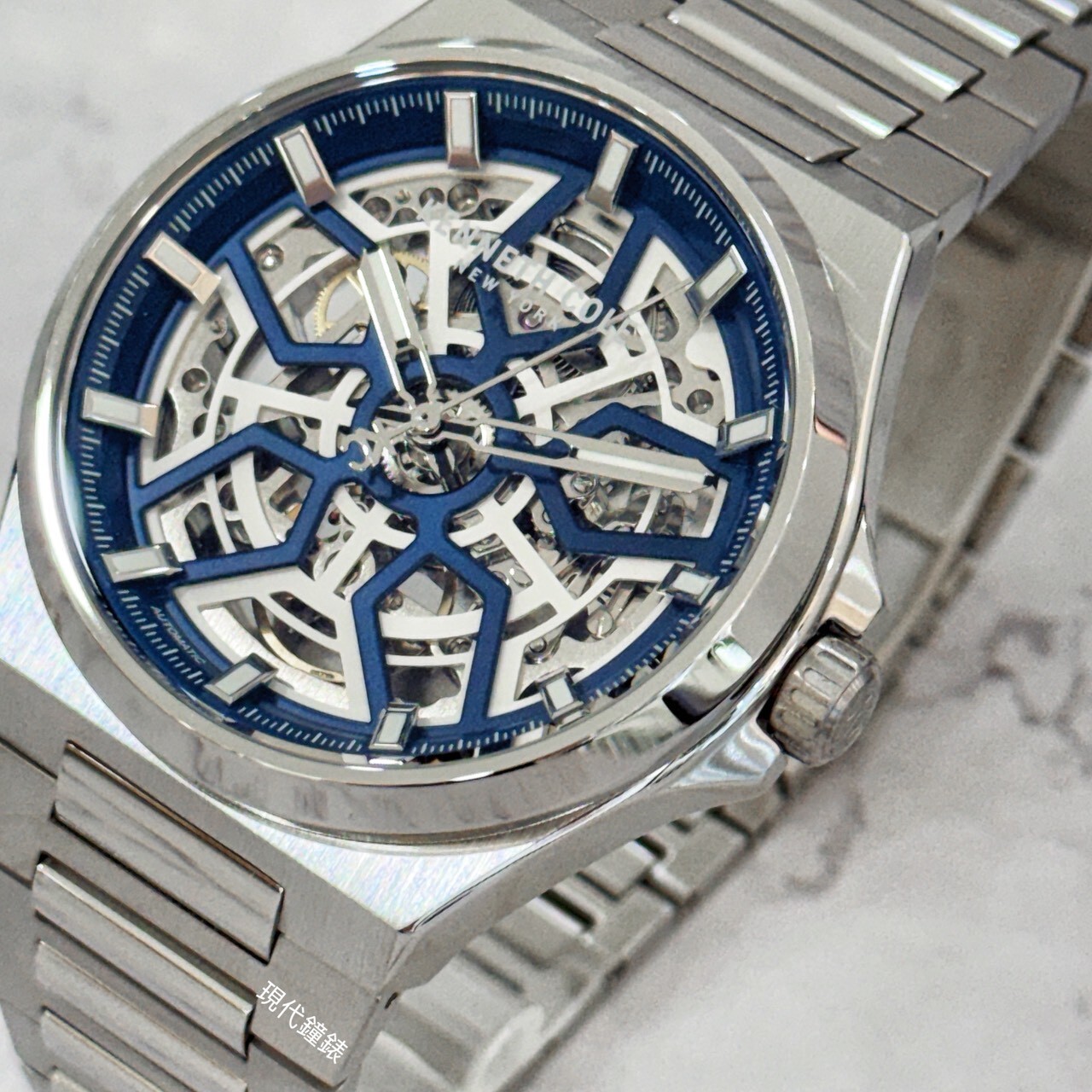 【KENNETH COLE】透視鏤空機械紳士腕錶KCWGY0065301 44mm 現代鐘錶
