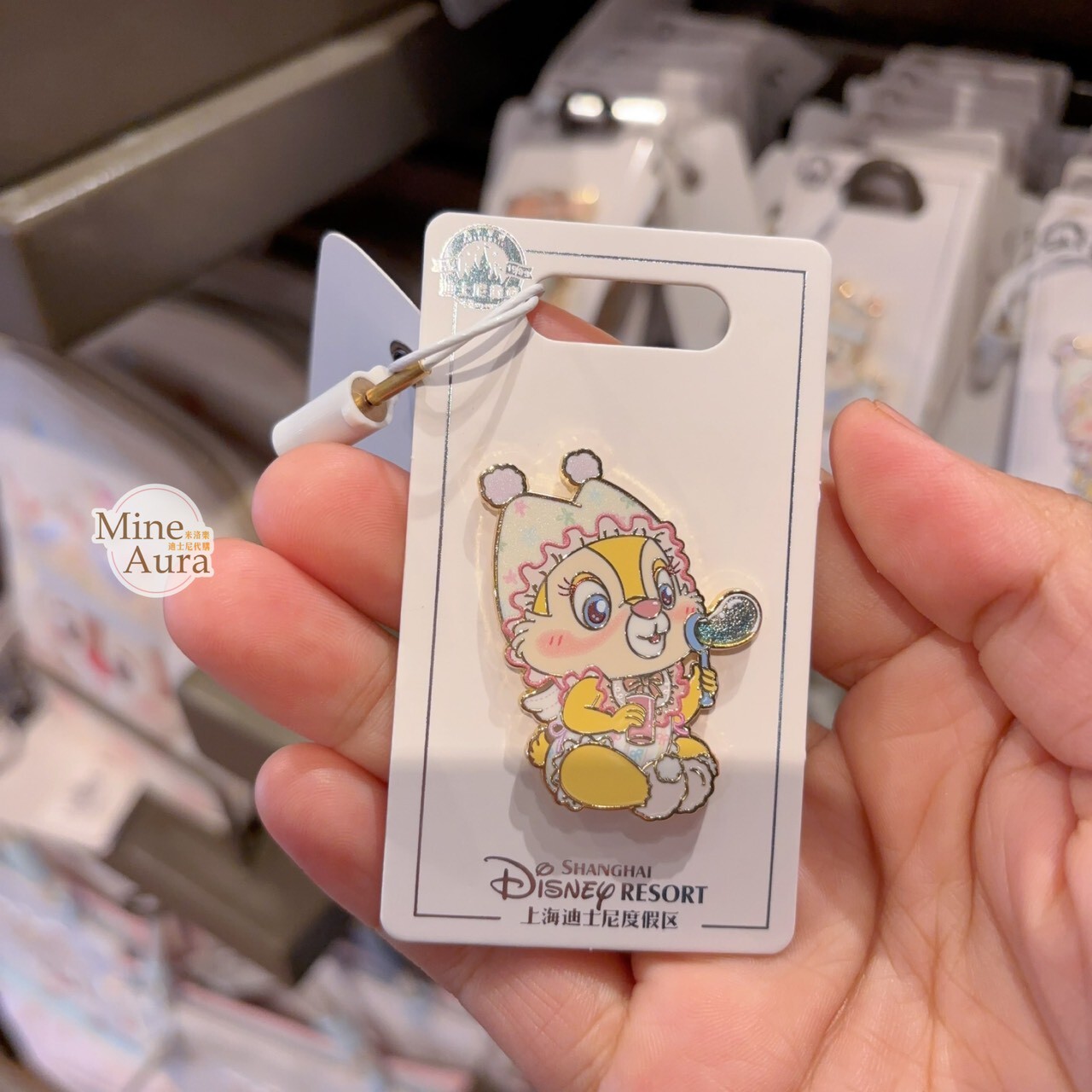 奇奇蒂蒂 Chip 'n Dale 童話王國系列 克莉絲 Clarice 寶寶 造型 徽章 PIN -上海迪士尼樂園