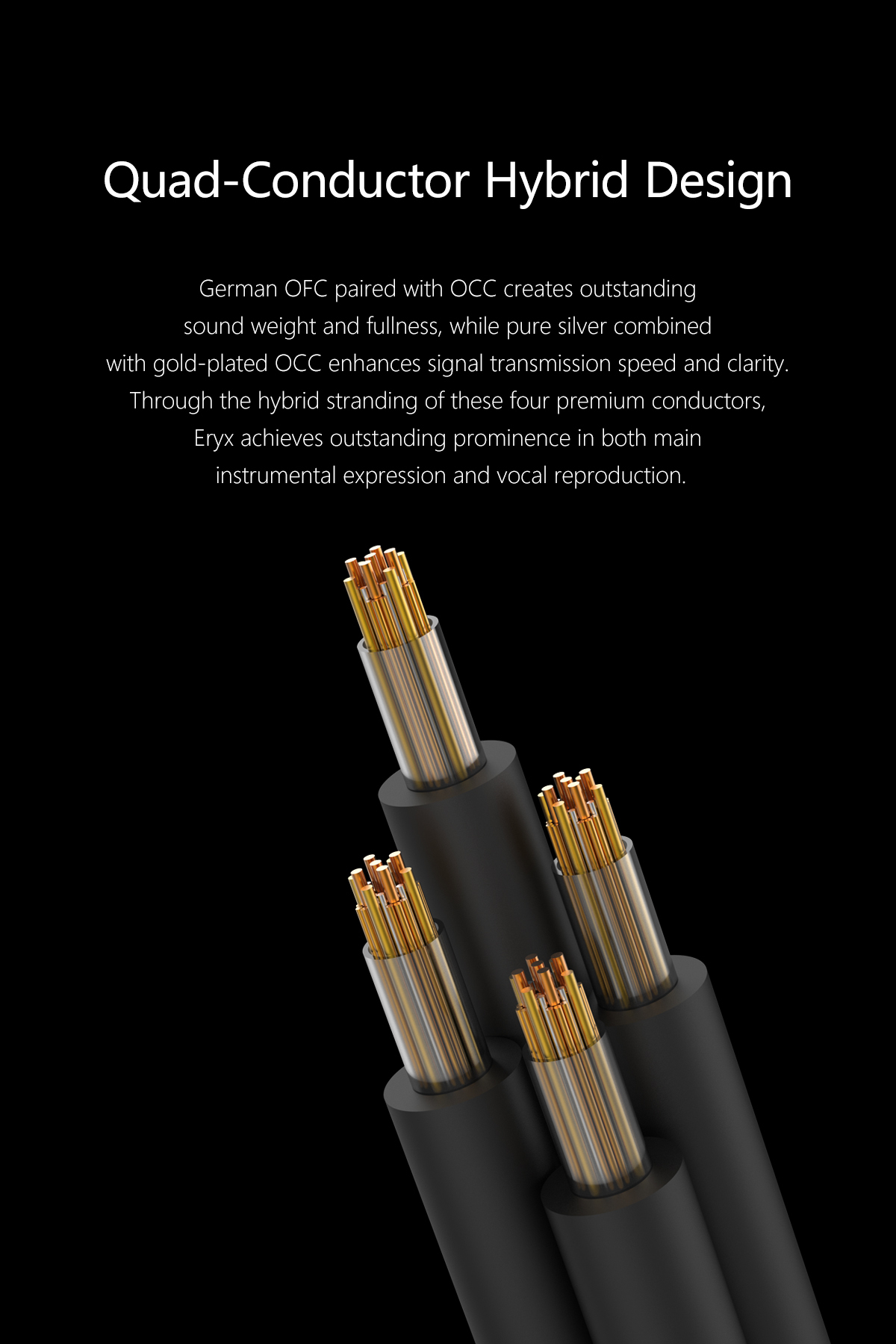 ddHiFi BC130C (Eryx) 4.4mm Balanced Earphone Upgrade Cable -- New Flagship