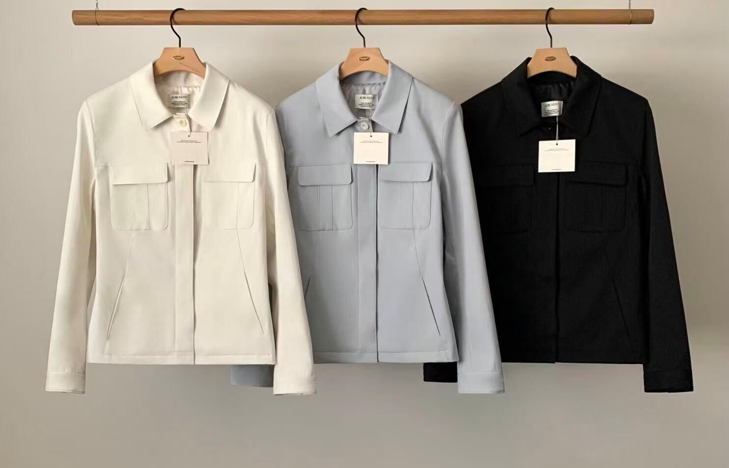 AU6048 工裝收腰外套