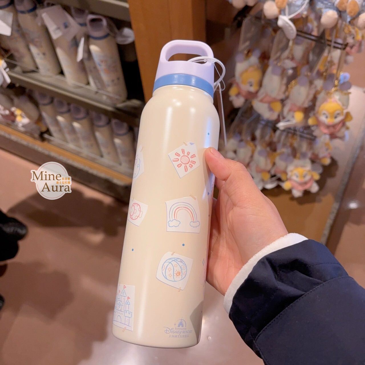 奇奇蒂蒂 Chip 'n Dale 童話王國系列 圖案 不鏽鋼 保溫杯 保溫瓶 -上海迪士尼樂園