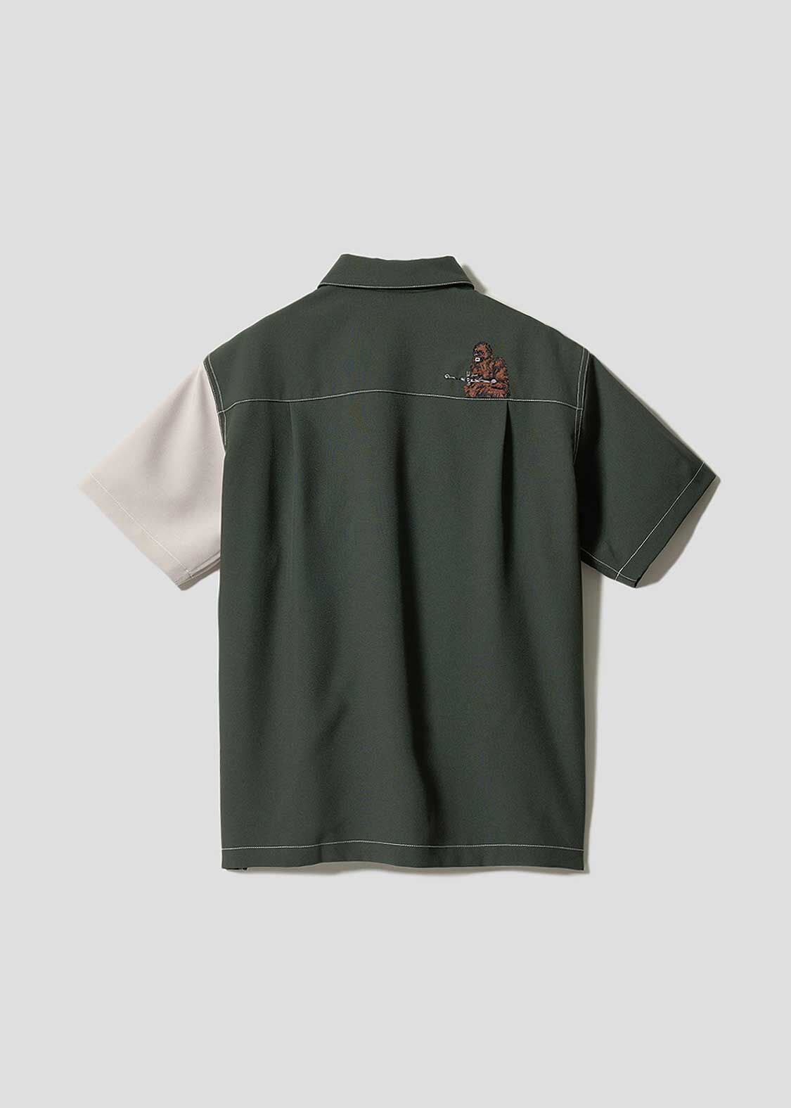 .𖥔 ݁ ˖ STAR WARS .𖥔 ݁ ˖｜拼接刺繡寬鬆短袖襯衫