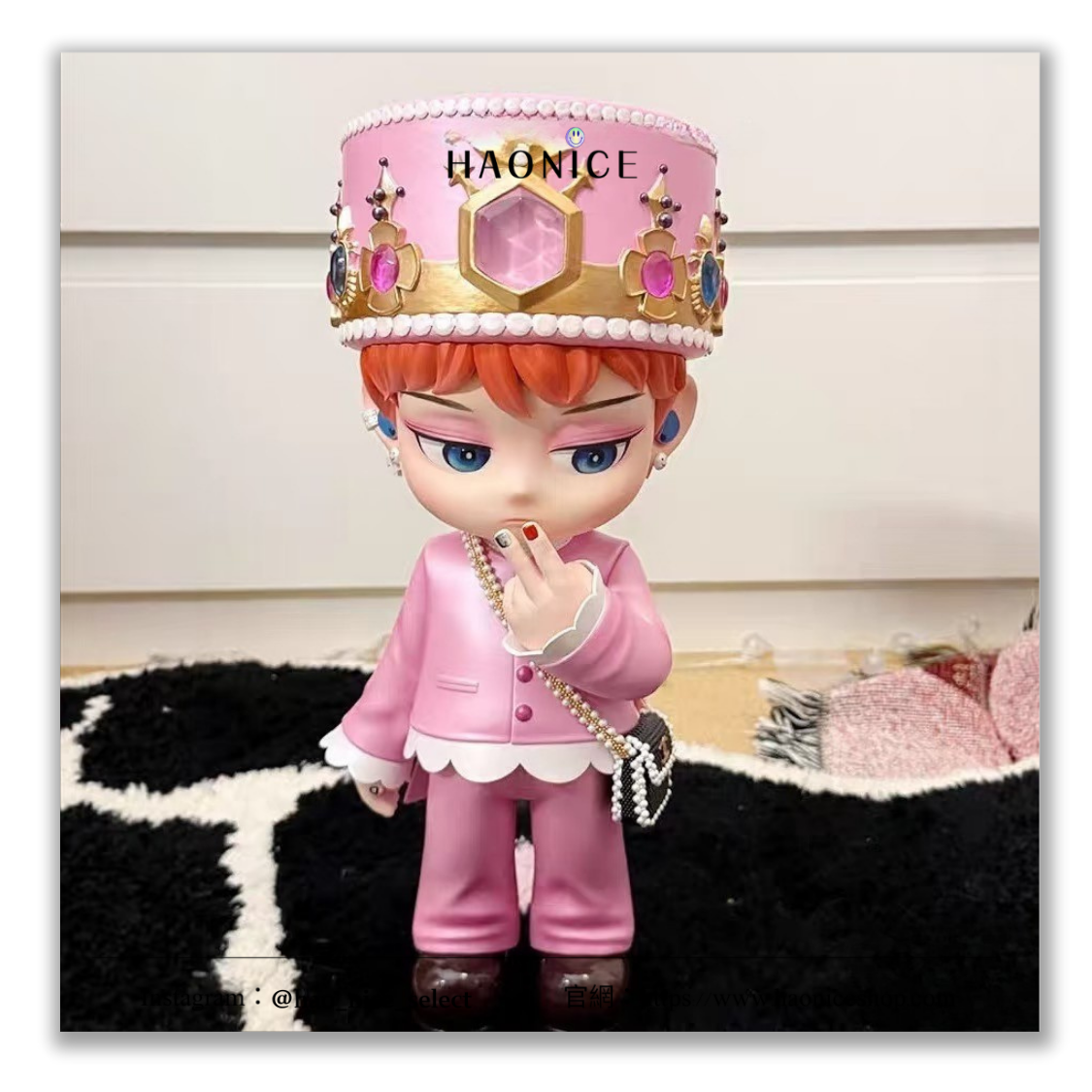 【HAO NICE】100%韓國正品🇰🇷 PEACEMINUSONE權志龍GD周邊🔥限量 升級版❗️粉紅王子公仔 收藏 擺飾