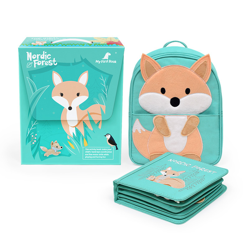 My First Book蒙特梭利啟蒙布書-動物冊 北歐森林