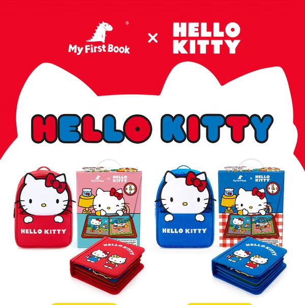 My First Book蒙特梭利啟蒙布書 - 聯名冊 Hello Kitty