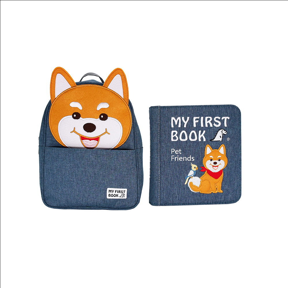 My First Book蒙特梭利啟蒙布書-動物冊 柴犬