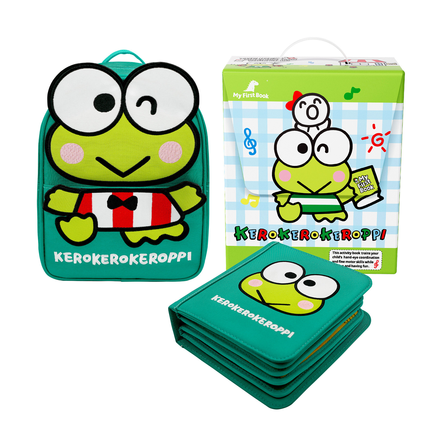 My First Book蒙特梭利啟蒙布書 - 特別冊 keroppi大眼蛙