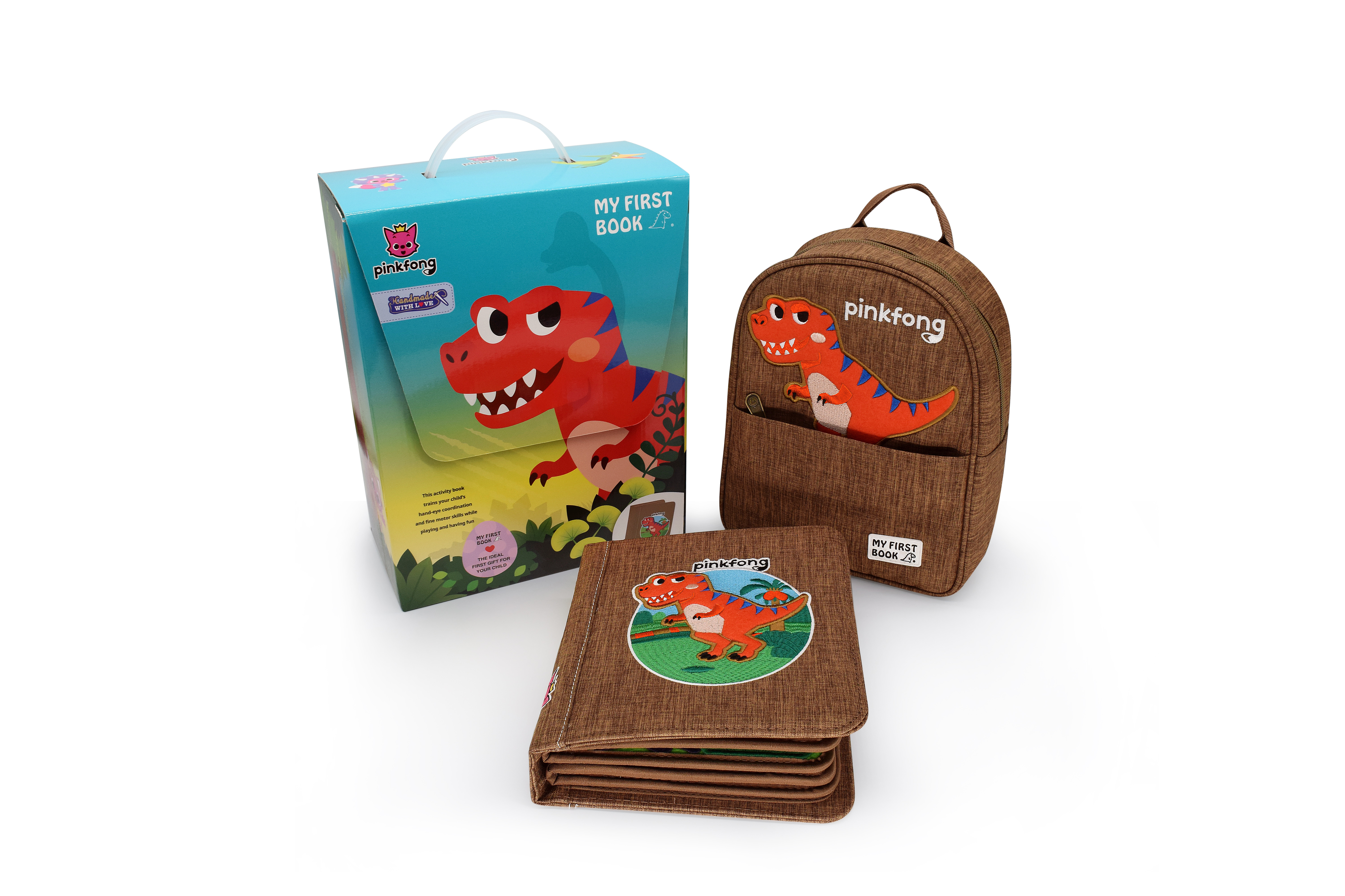 MY FIRST BOOKS 蒙特梭利啟蒙布書-聯名冊恐龍