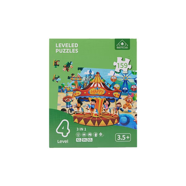 Seed Village 兒童益智拼圖 第四階段 FUN玩遊樂園