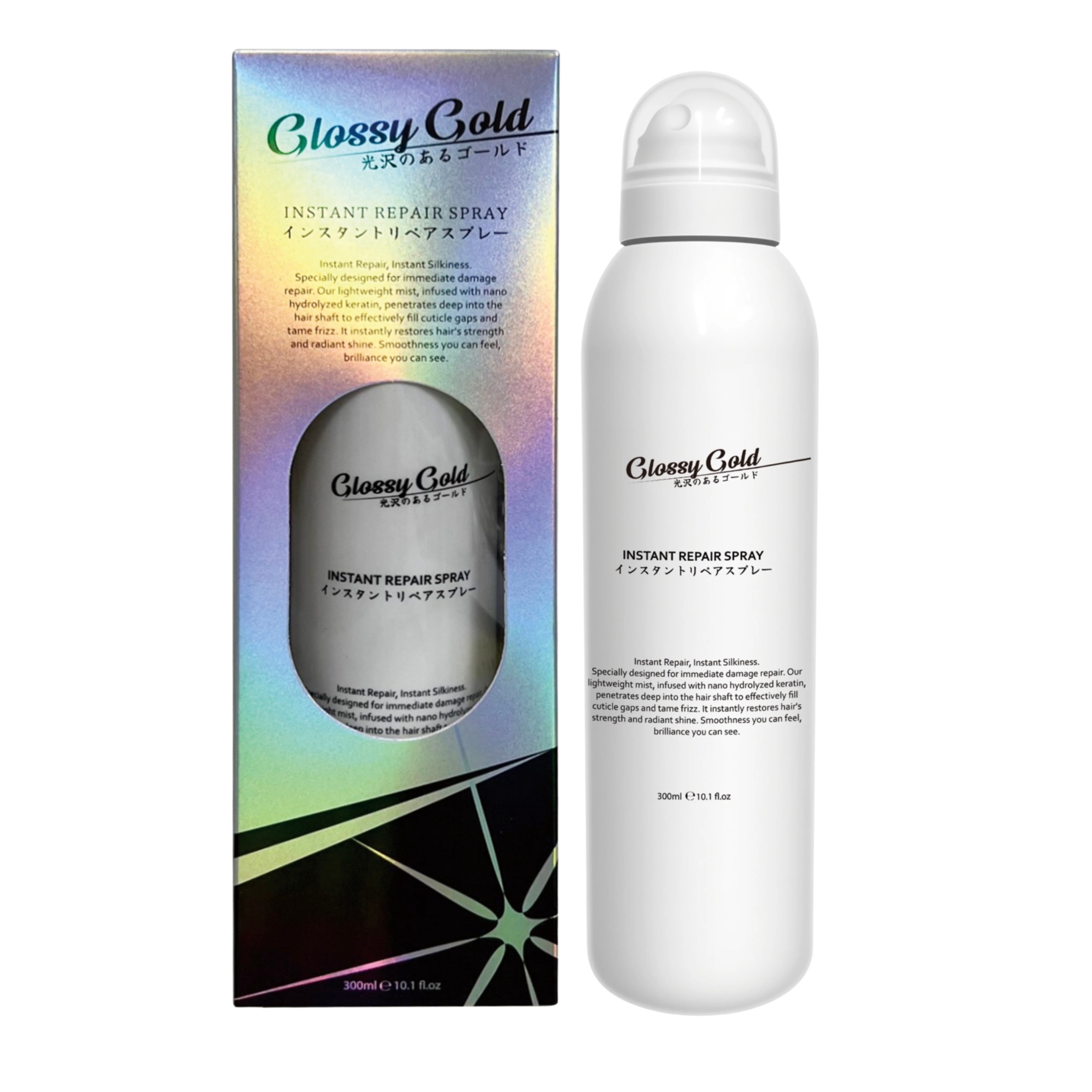 ORORA Glossy Gold 瞬間修復噴霧 (300ml) (EXP:2029.01)