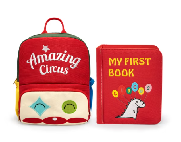 My First Book蒙特梭利啟蒙布書-第四冊 馬戲團