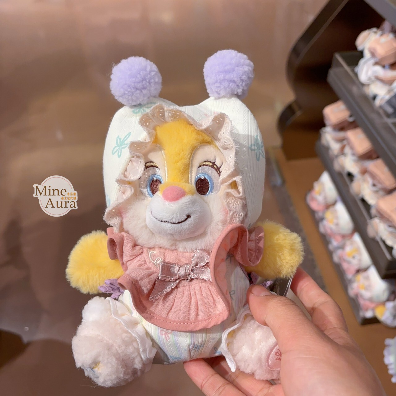 奇奇蒂蒂 Chip 'n Dale 童話王國系列 克莉絲 Clarice 絨毛 娃娃 公仔 -上海迪士尼樂園