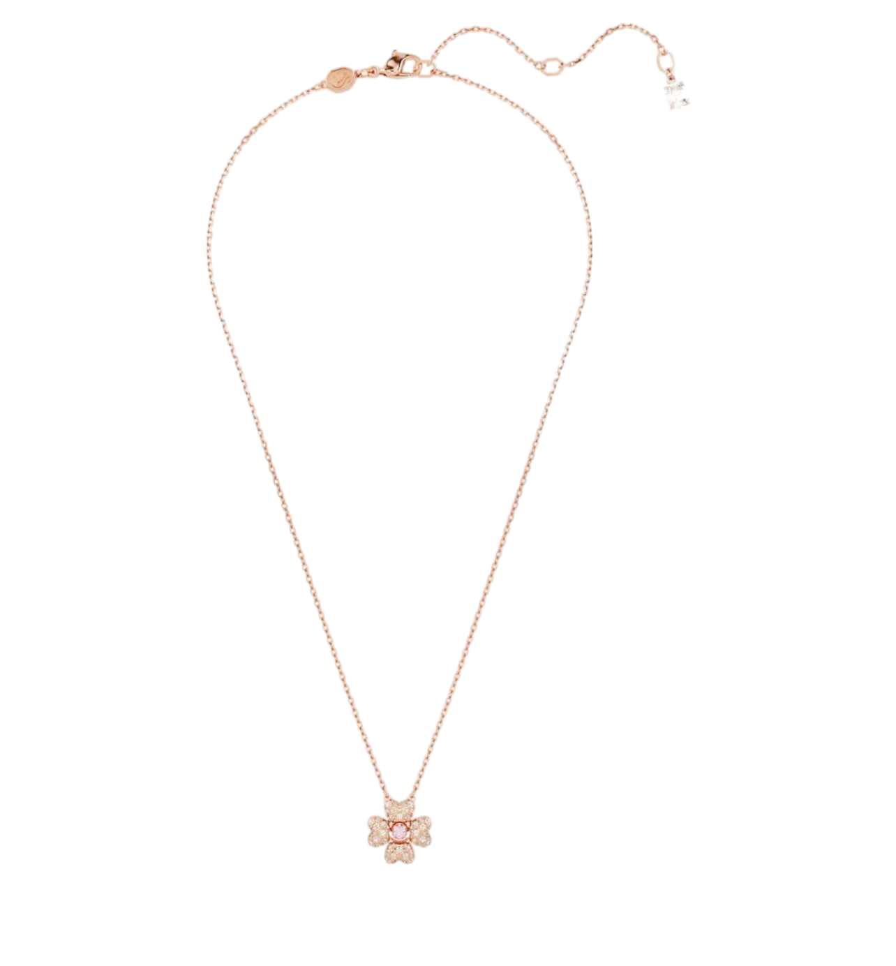 【Swarovski】Constella Necklace, Crystal Pearl, Round Cuts, White, Rhodium Plated  玫瑰金