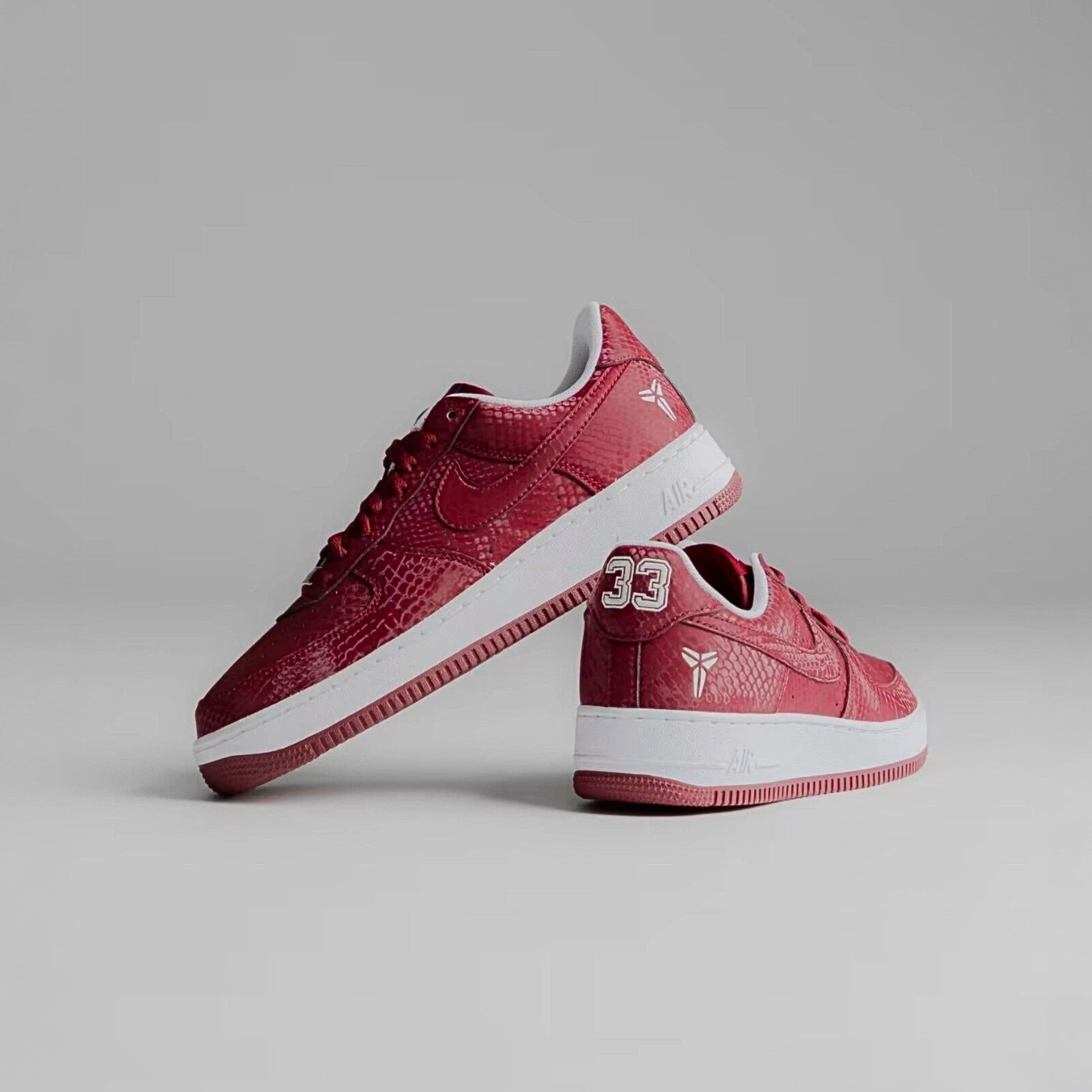 NICEDAY 代購 Nike Air Force 1 Kobe 柯比 Forever Lower Merion Away 酒紅 曼巴 IB0018-600