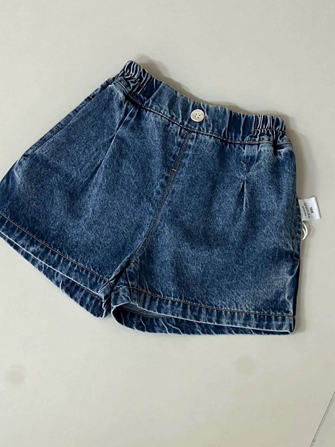 質感微A牛仔短褲