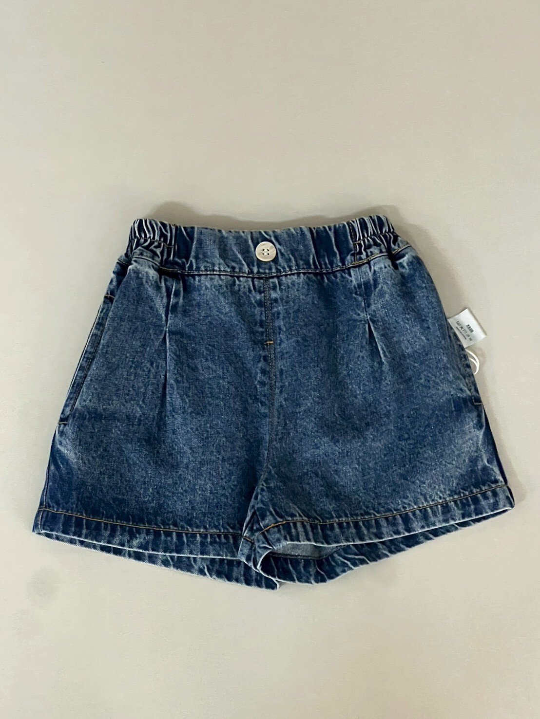 質感微A牛仔短褲