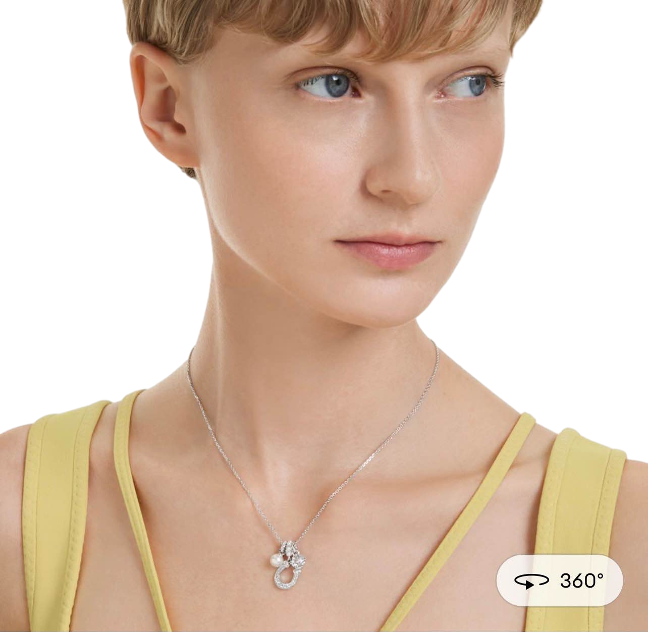 【Swarovski】Swarovski Necklace 5736247 Sliver  銀