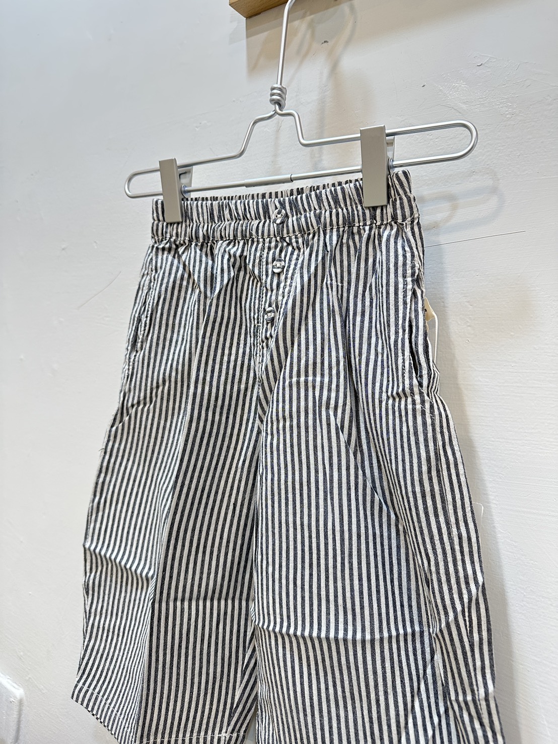 直條紋寬鬆長褲