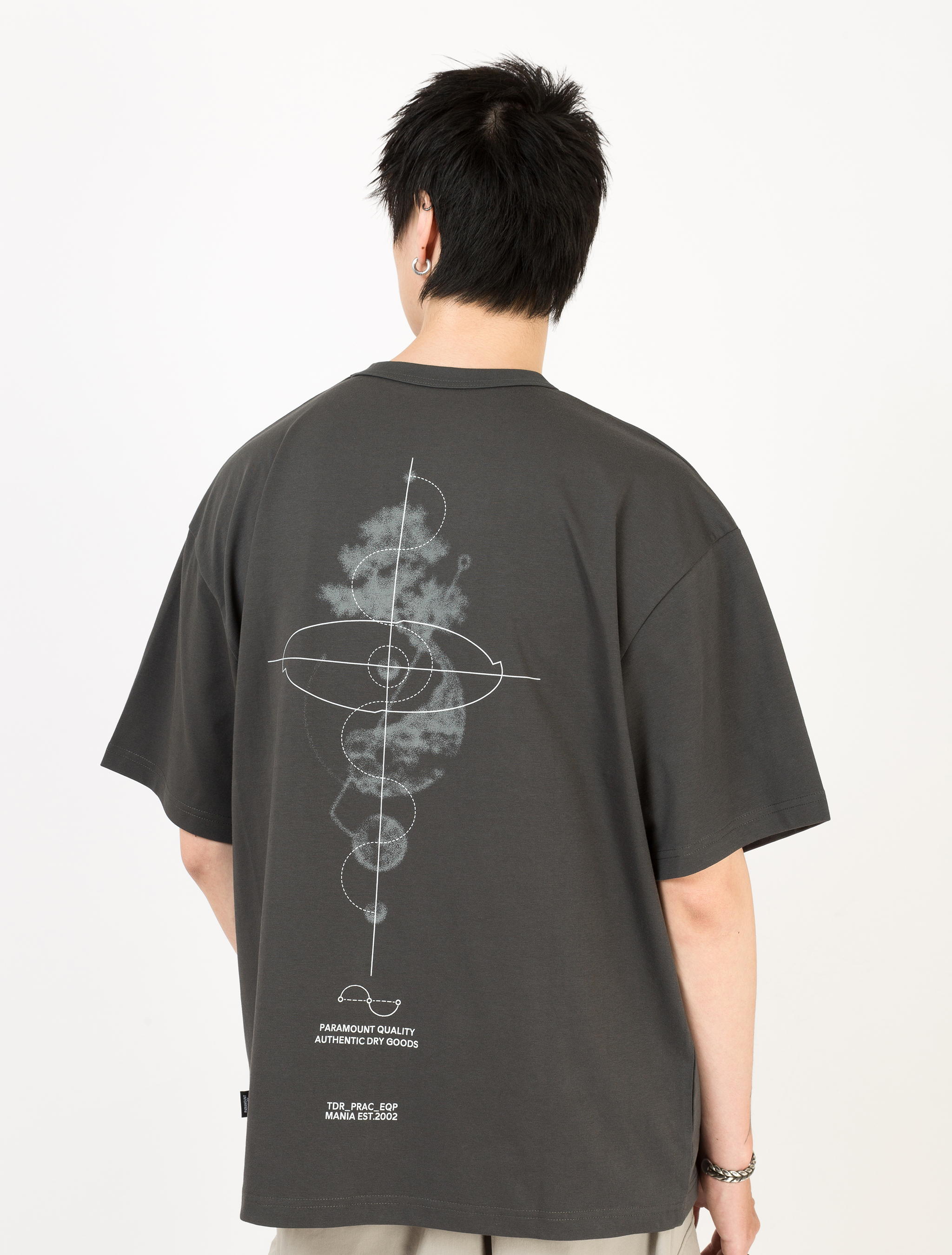 MANIA 涼感短T 抗UV 速乾 吸濕 排汗 白/灰 26 S/S CWT Tee