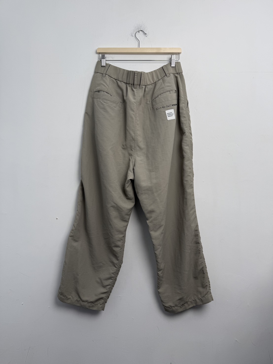WISDOM X PLAIN-ME 20AW Ctrl~Alt~Del PANT SIZE L