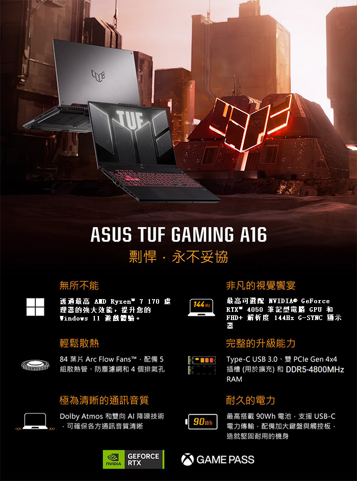 FA607NUQ-0093A170H效能