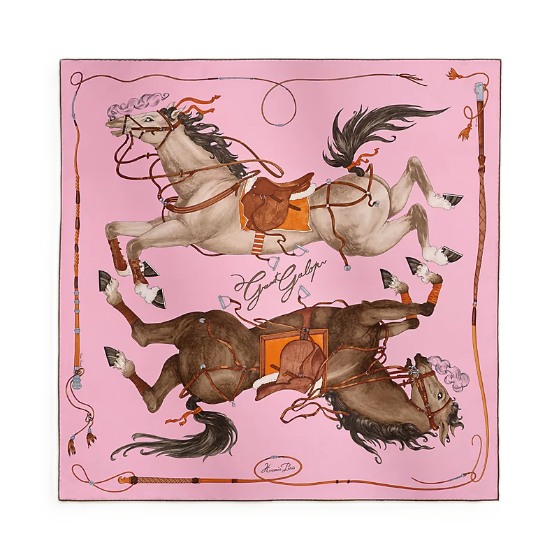 Grand Galop scarf 90x90cm