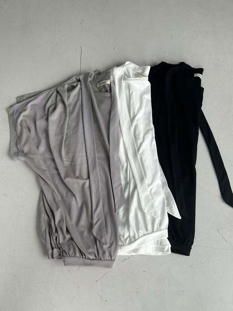 XQ002 不規則垂墜感上衣