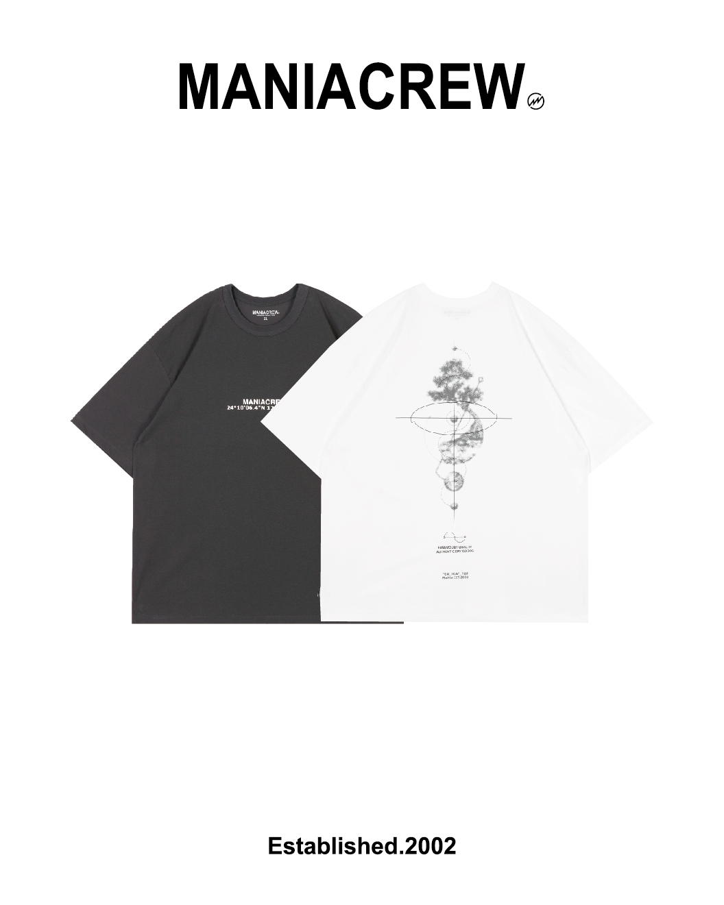 MANIA 涼感短T 抗UV 速乾 吸濕 排汗 白/灰 26 S/S CWT Tee
