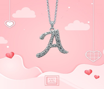 XP059 N3036-N3061  Alphabet Necklace (莫桑)