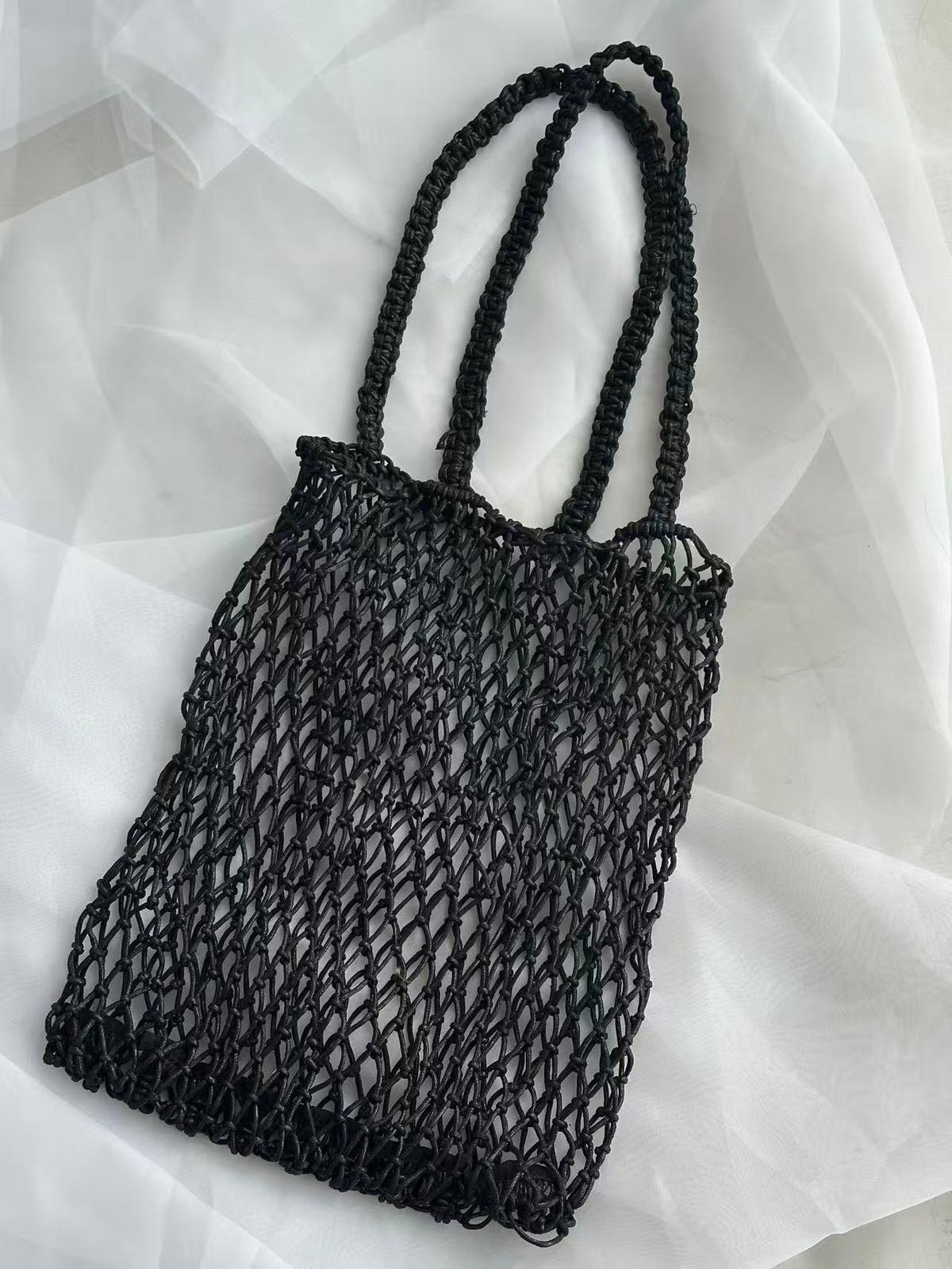 XQ020 鏤空編織漁網包