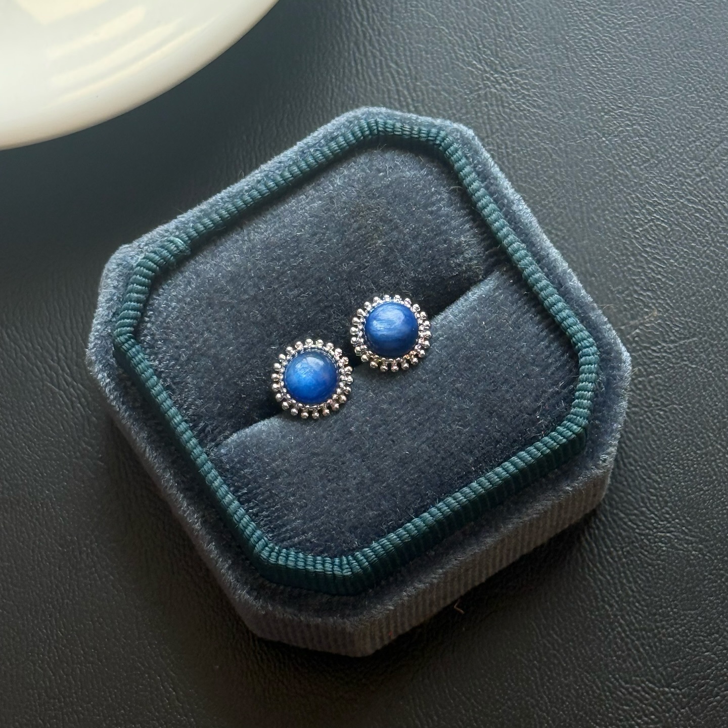 [原石] 藍晶石 耳環