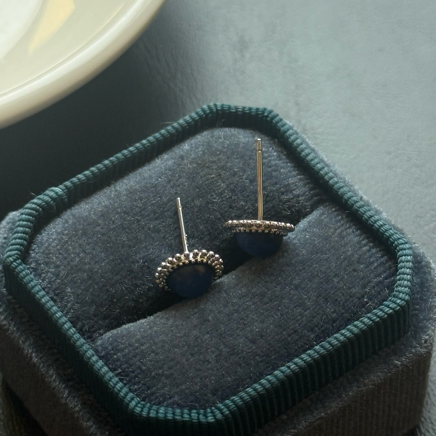 [原石] 藍晶石 耳環