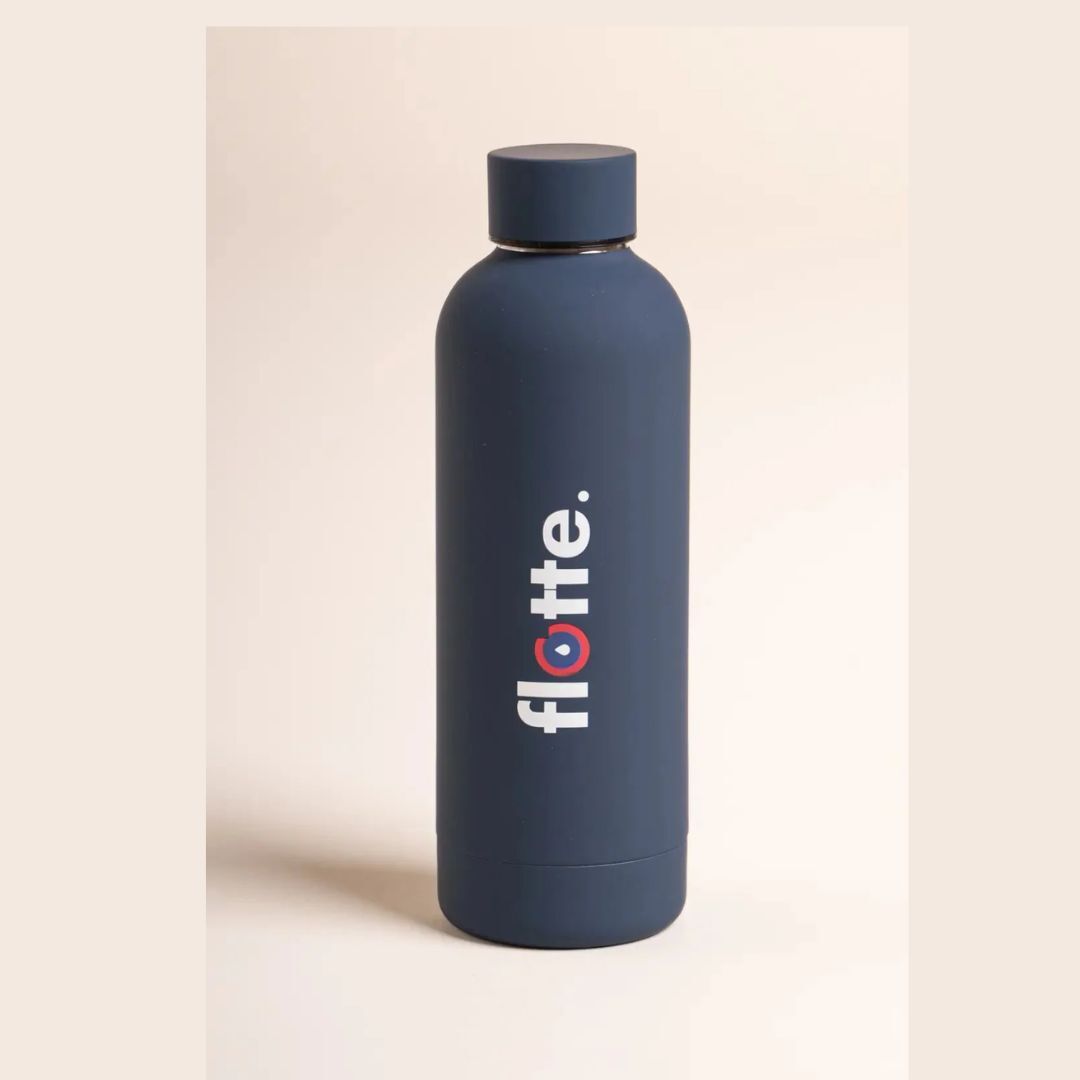 1FL0401-140 [FLOTTE] Stainless Steel Insulated Bottle Black #T500 (EU)