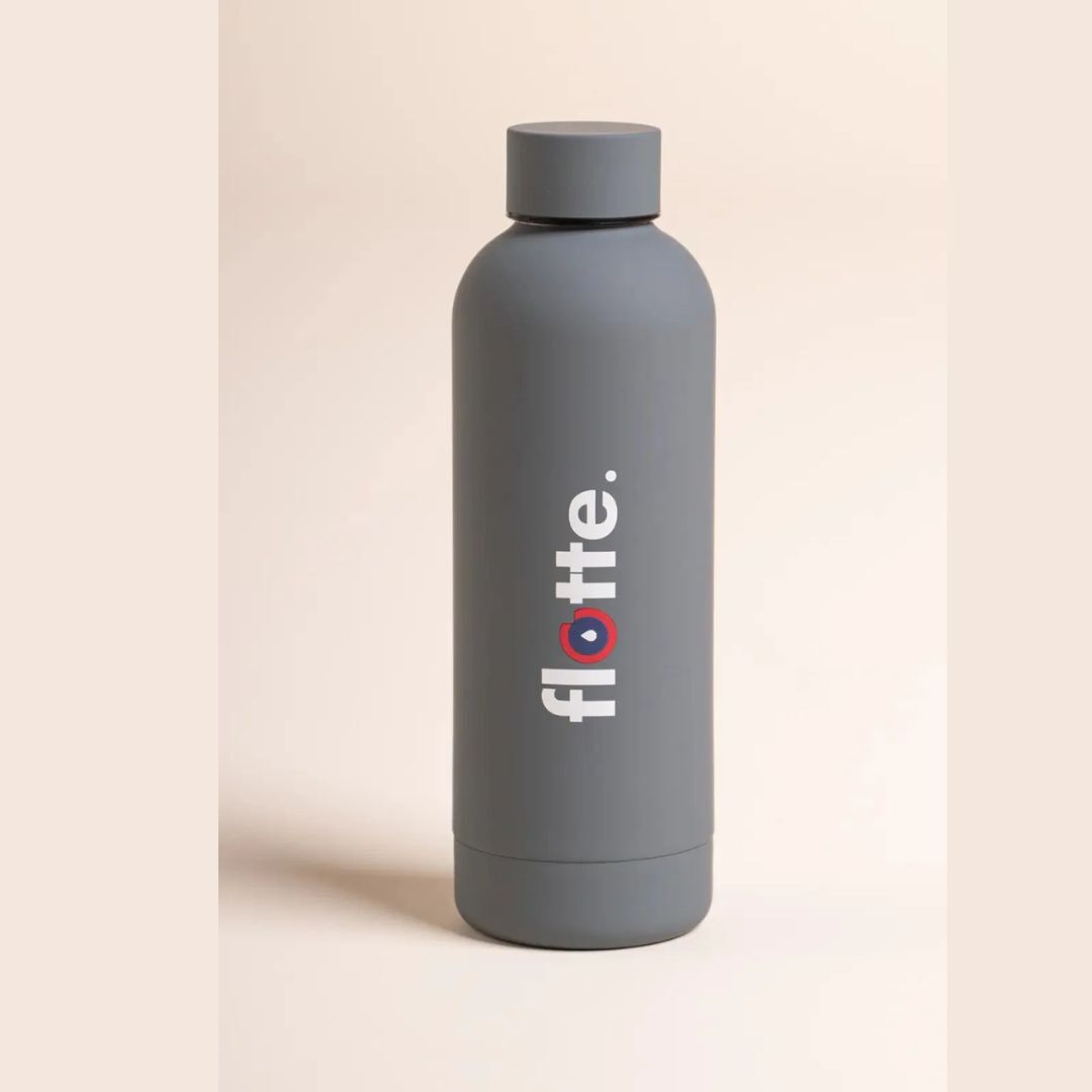 1FL0401-142 [FLOTTE] Stainless Steel Insulated Bottle Anthracite #T500 (EU)