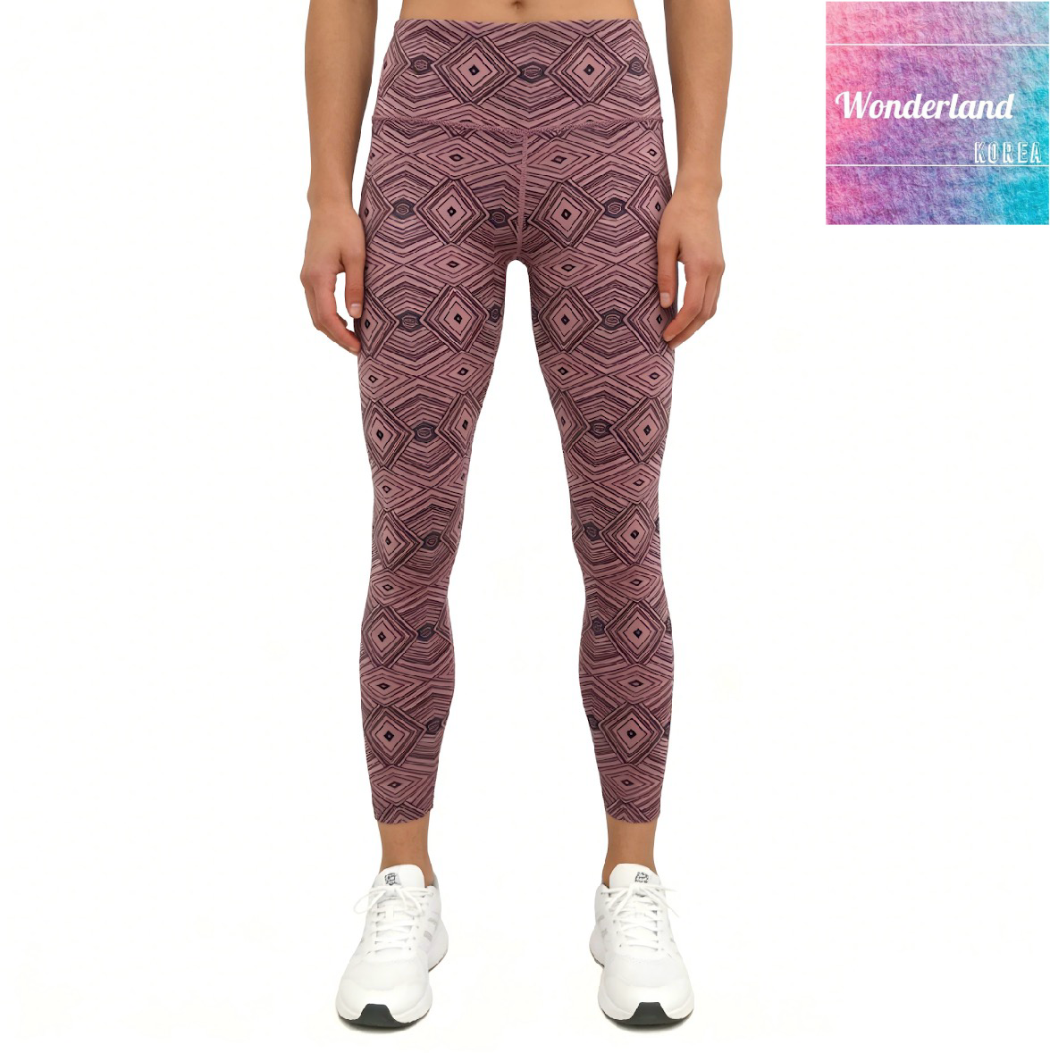 T66-T69 W040306幾何紋瑜珈褲 (021)