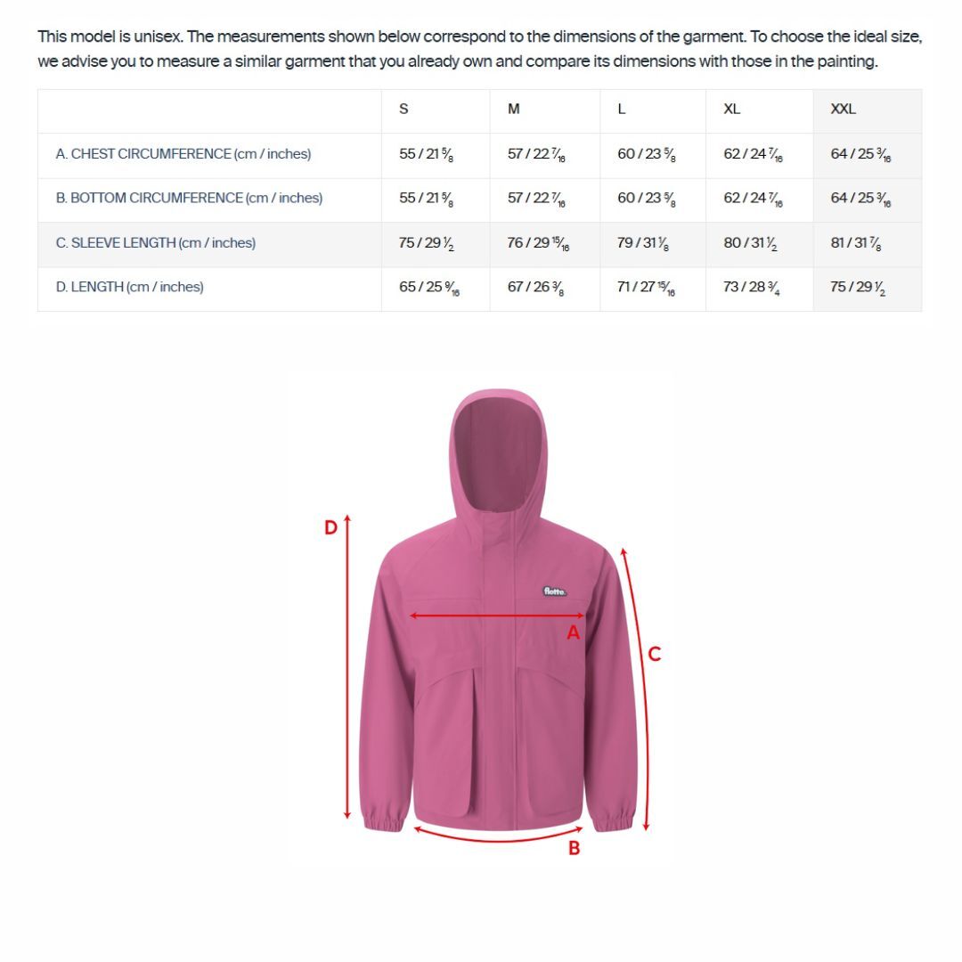 1FL0401-151 [FLOTTE] Breguet - Waterproof Jacket Fuschia #26024 (EU)