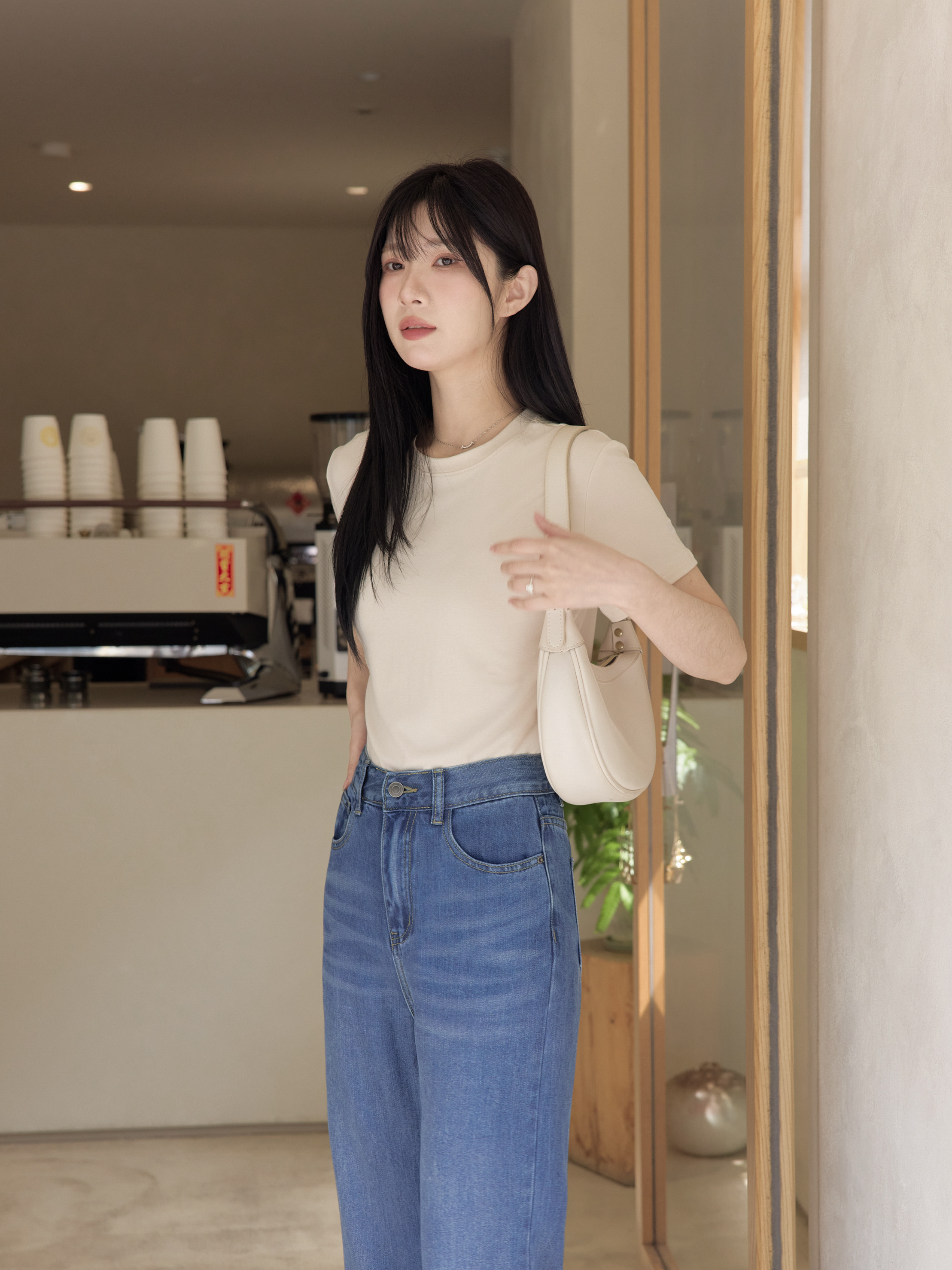 自訂 Q彈極親膚修身舒適短Ｔ