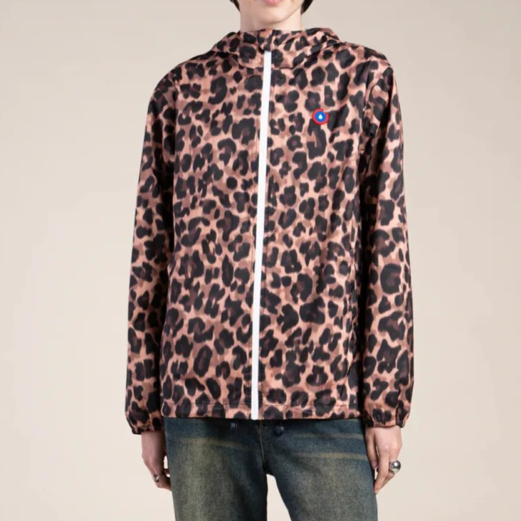 1FL0401-152 [FLOTTE] Passy Imprime - Raincoat Short New Leopard #20008 (EU)