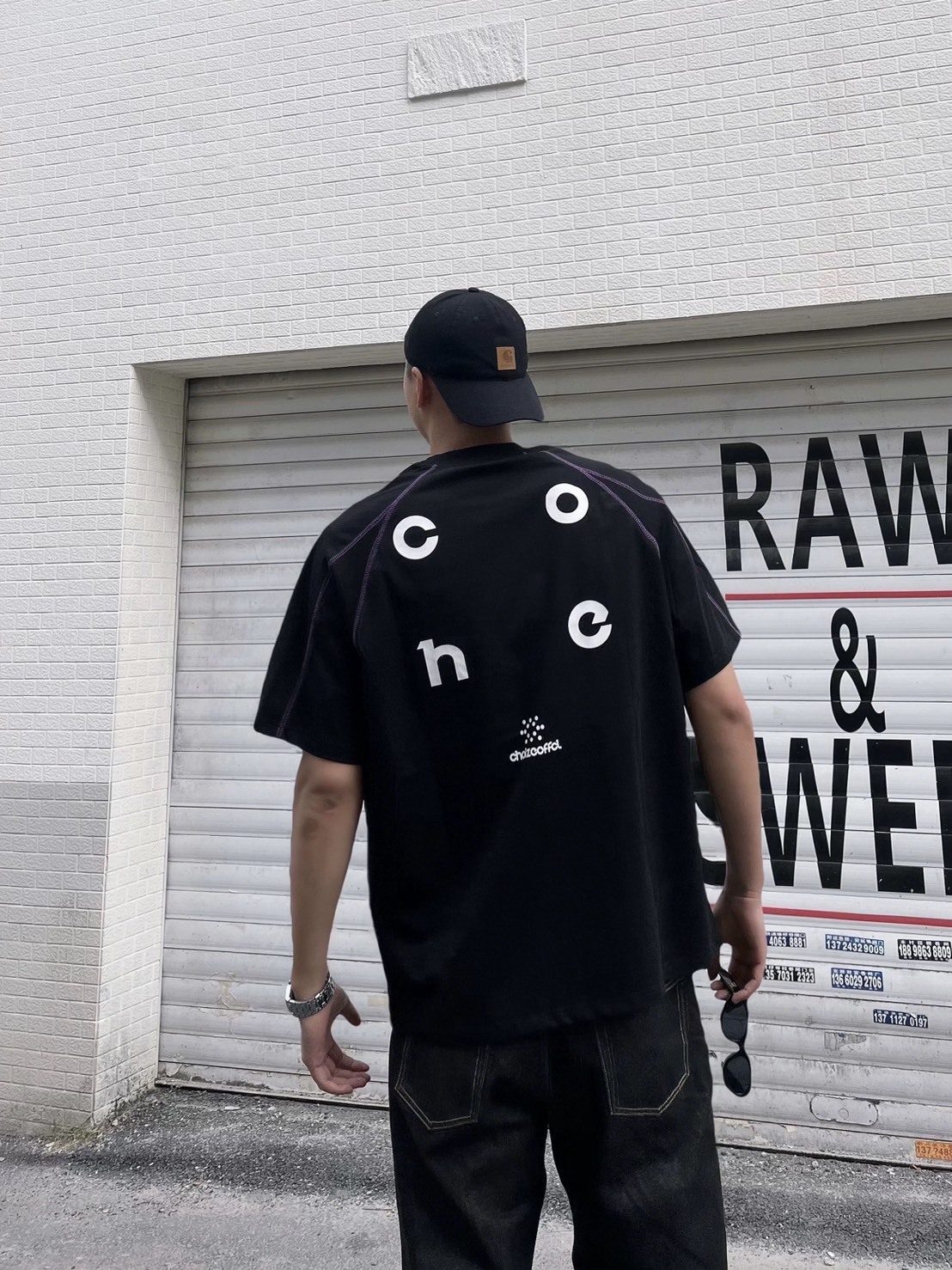 (GOAL) 美式明線設計字母短T 涼感面料H751