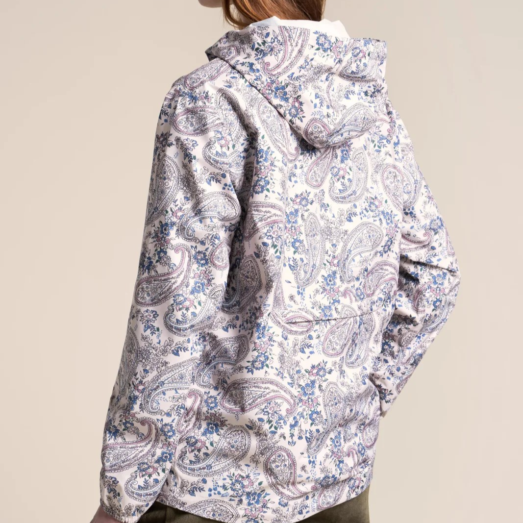 1FL0401-153 [FLOTTE] Passy Imprime - Raincoat Short Cachemire #20008 (EU)