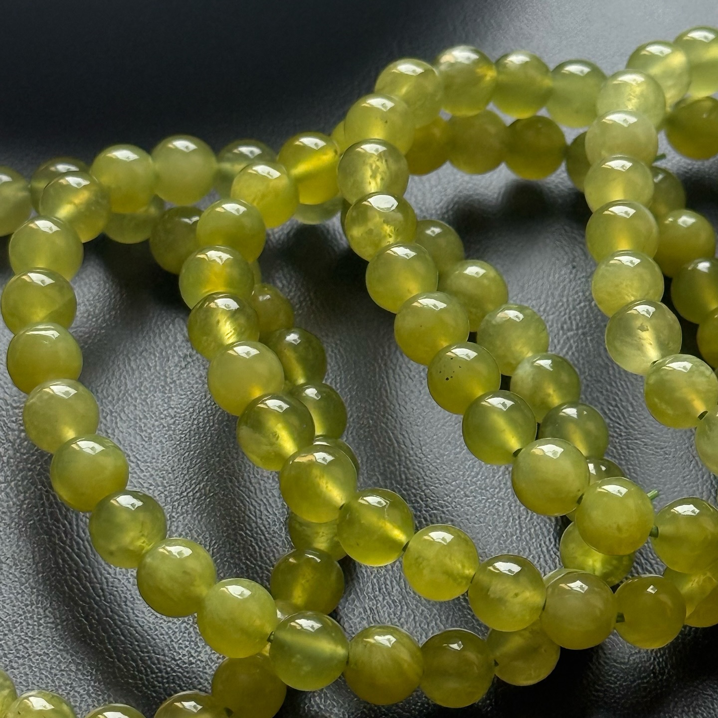 [原石] 冰種蛇紋石 水晶手串