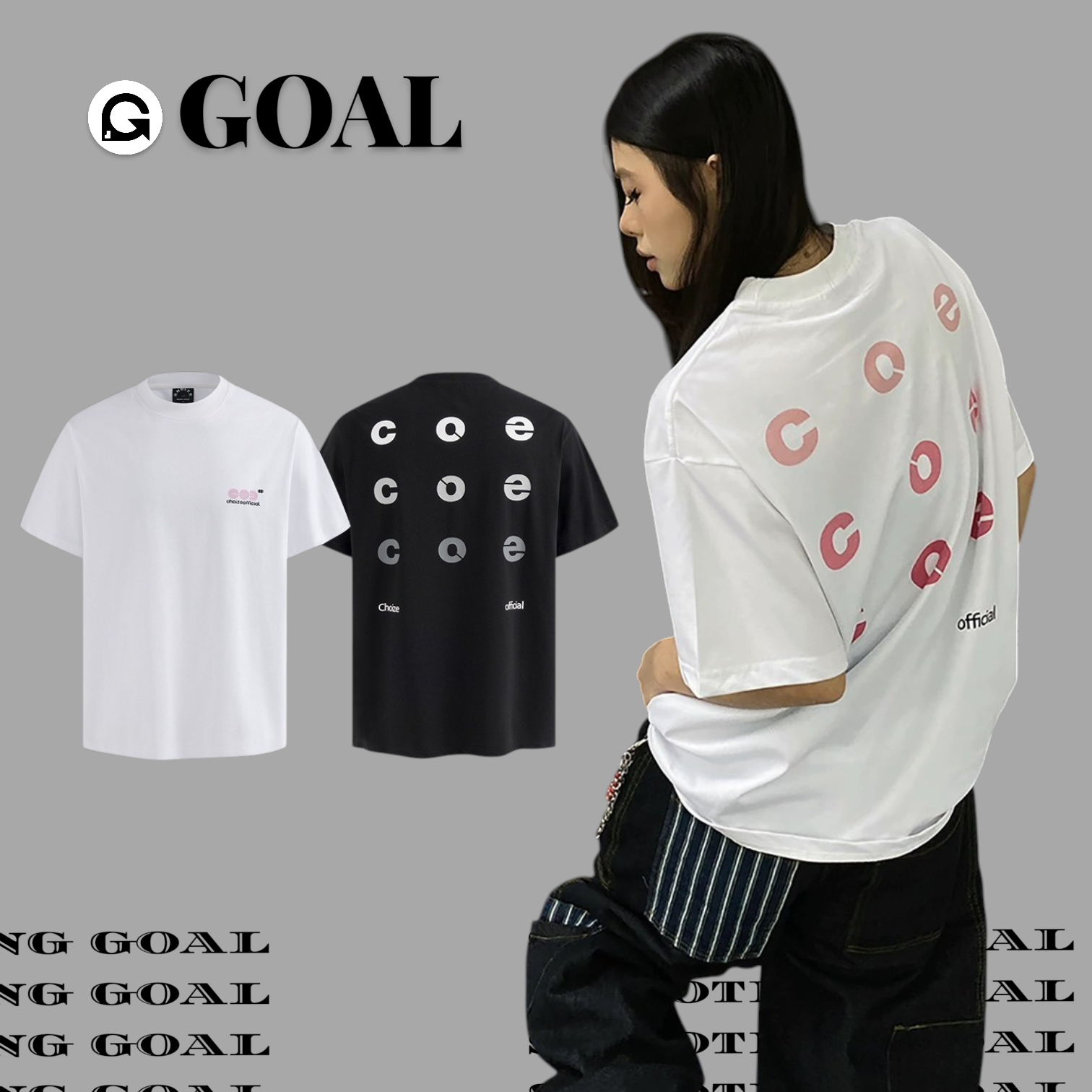 (GOAL) 美式街頭字母涼感短T H767