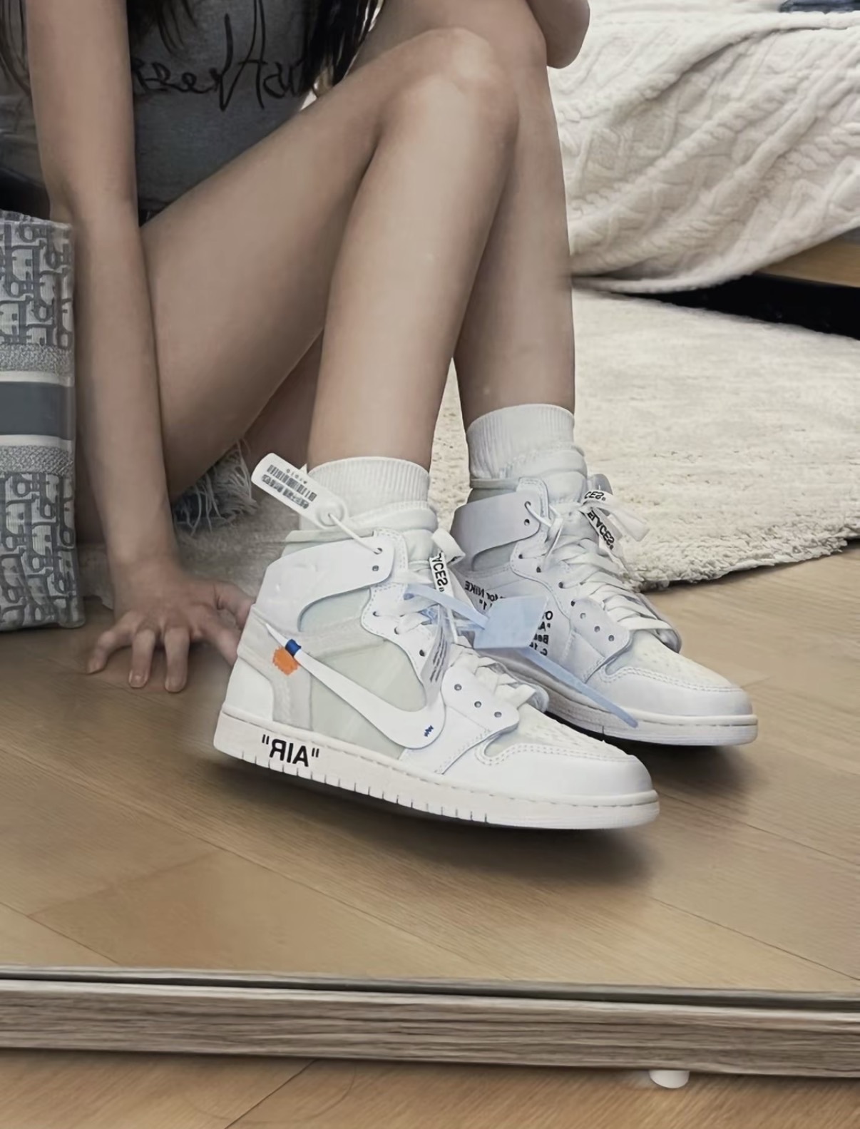 社長專區 Air Jordan 1 High OG x Virgil Abloh Archive Alaska off-white