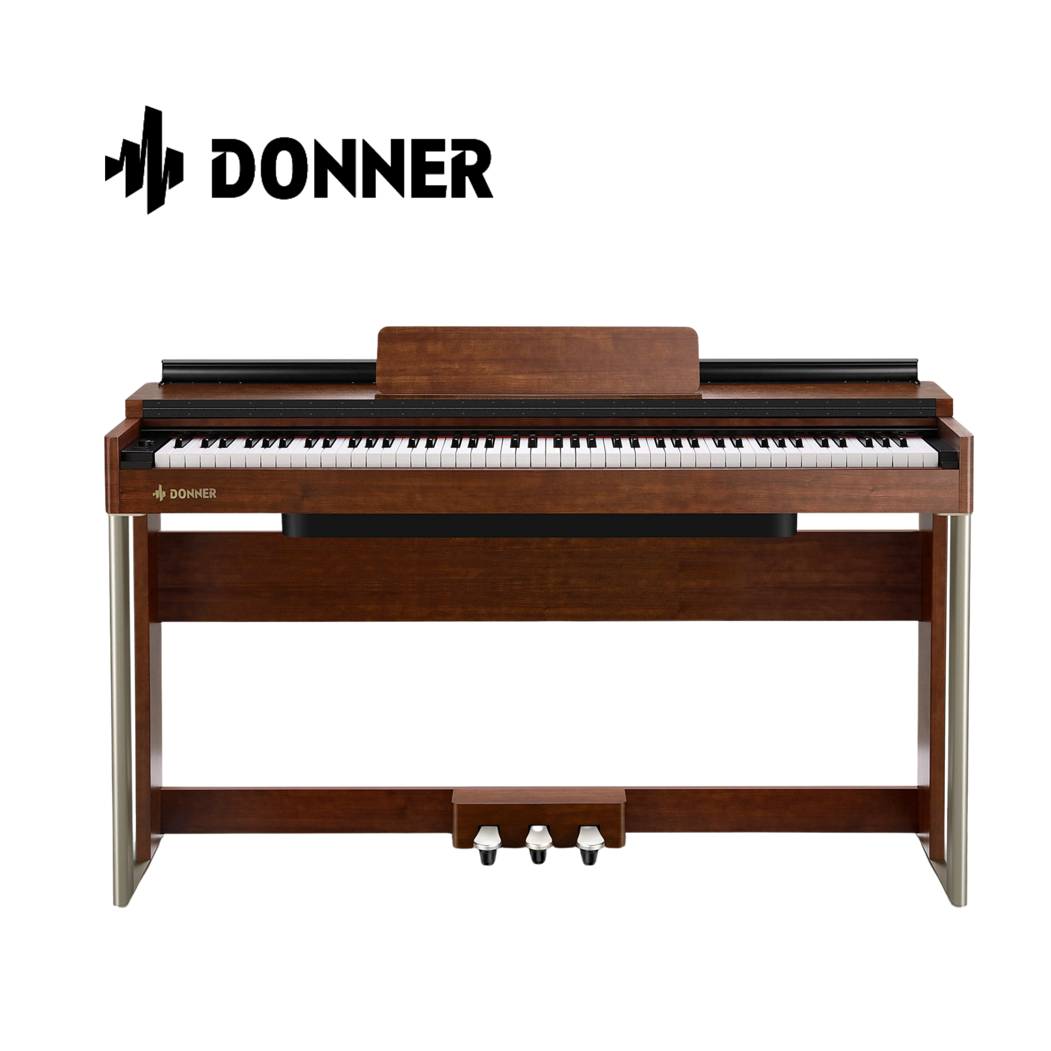 Donner DDP-200 木質 88鍵 電鋼琴 動態分級 錘擊式 專業逐級配重 立式 數位鋼琴
