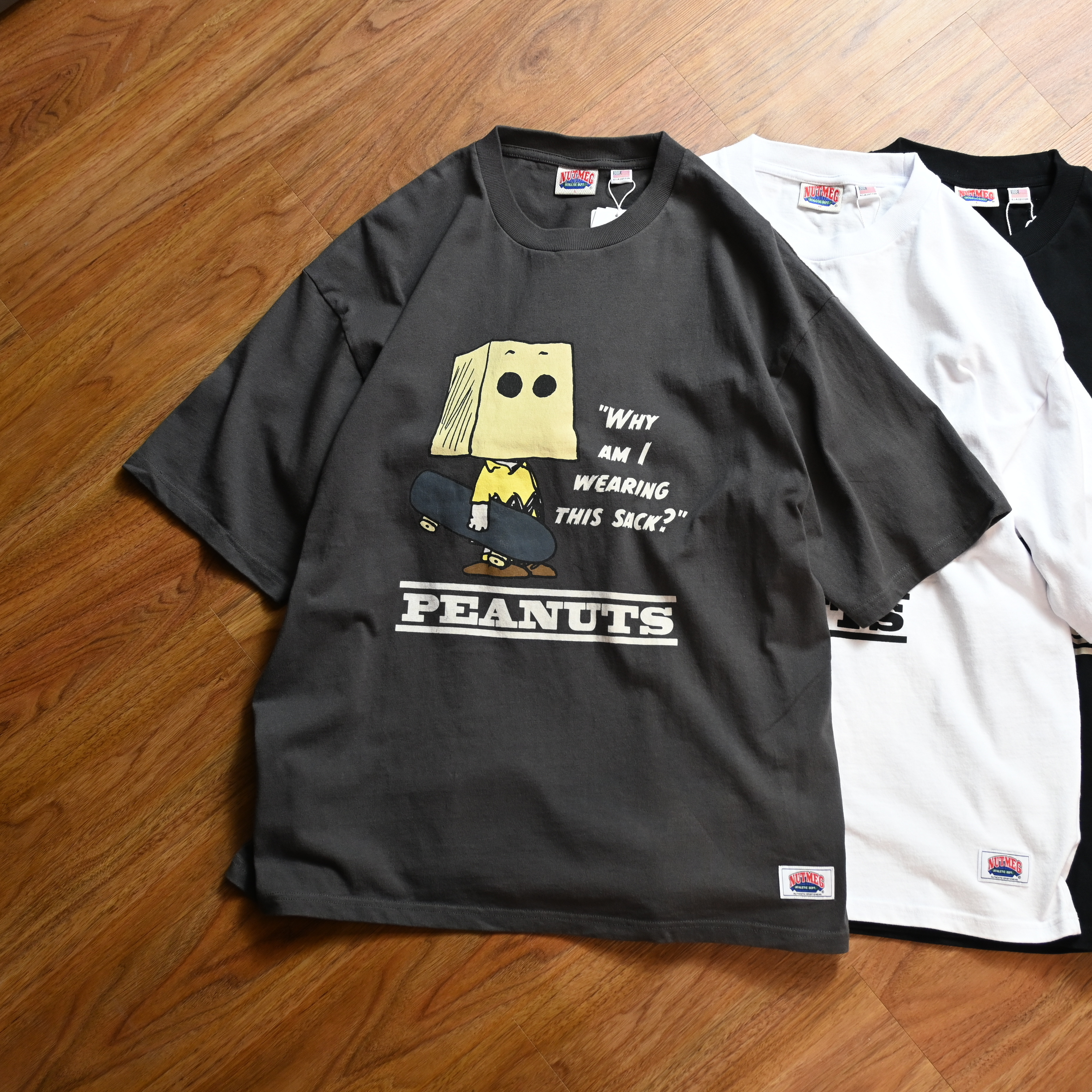Peanuts x Nutmeg Tokyo Skateboarding Tee
