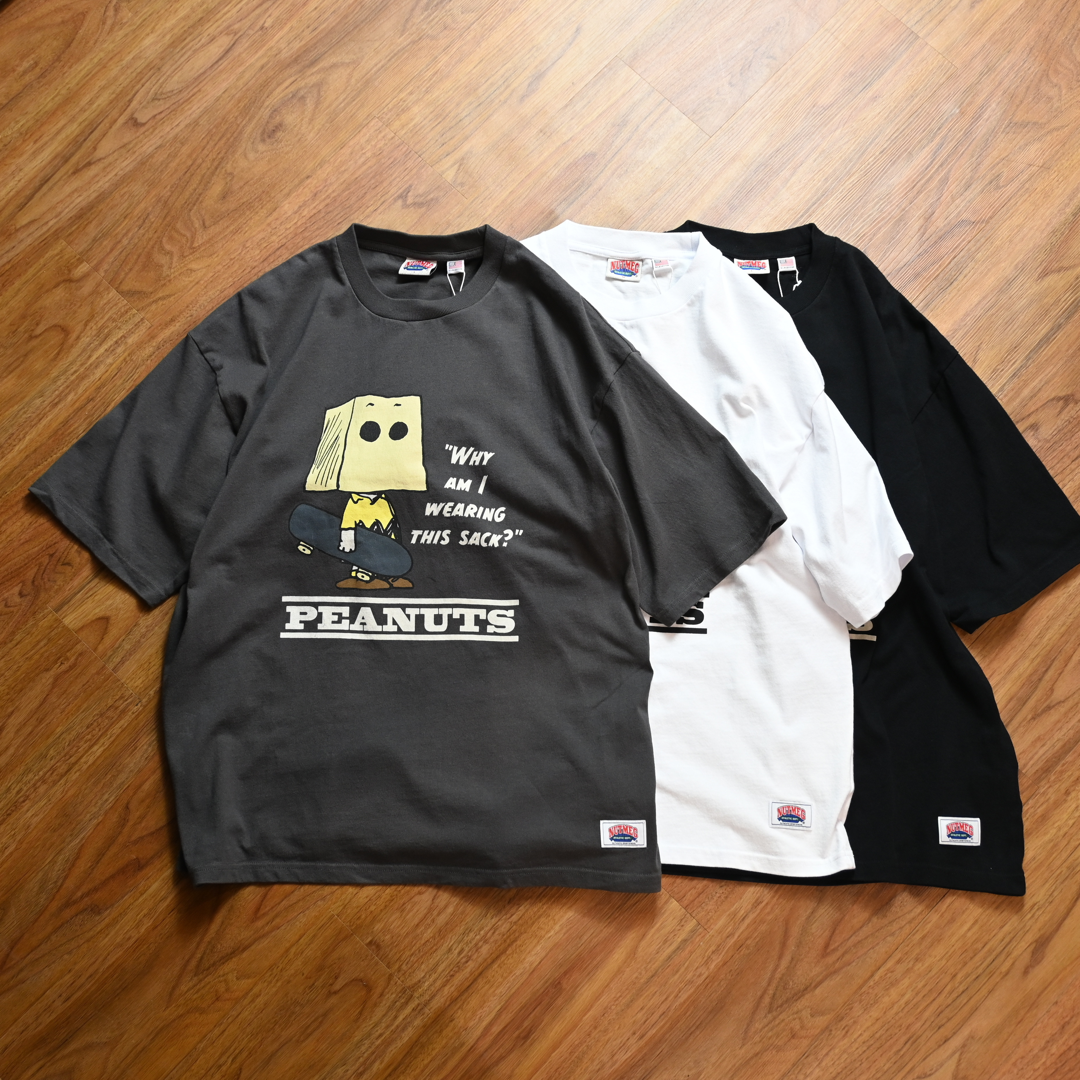 Peanuts x Nutmeg Tokyo Skateboarding Tee