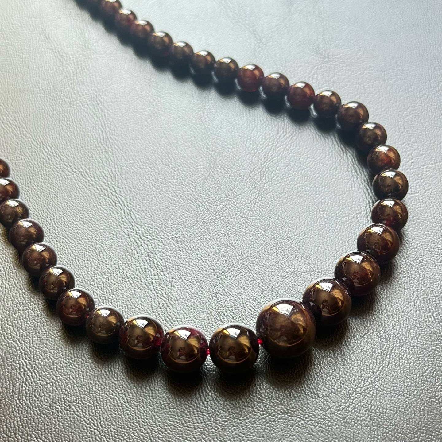 [原石] 石榴石項鏈 水晶項鏈