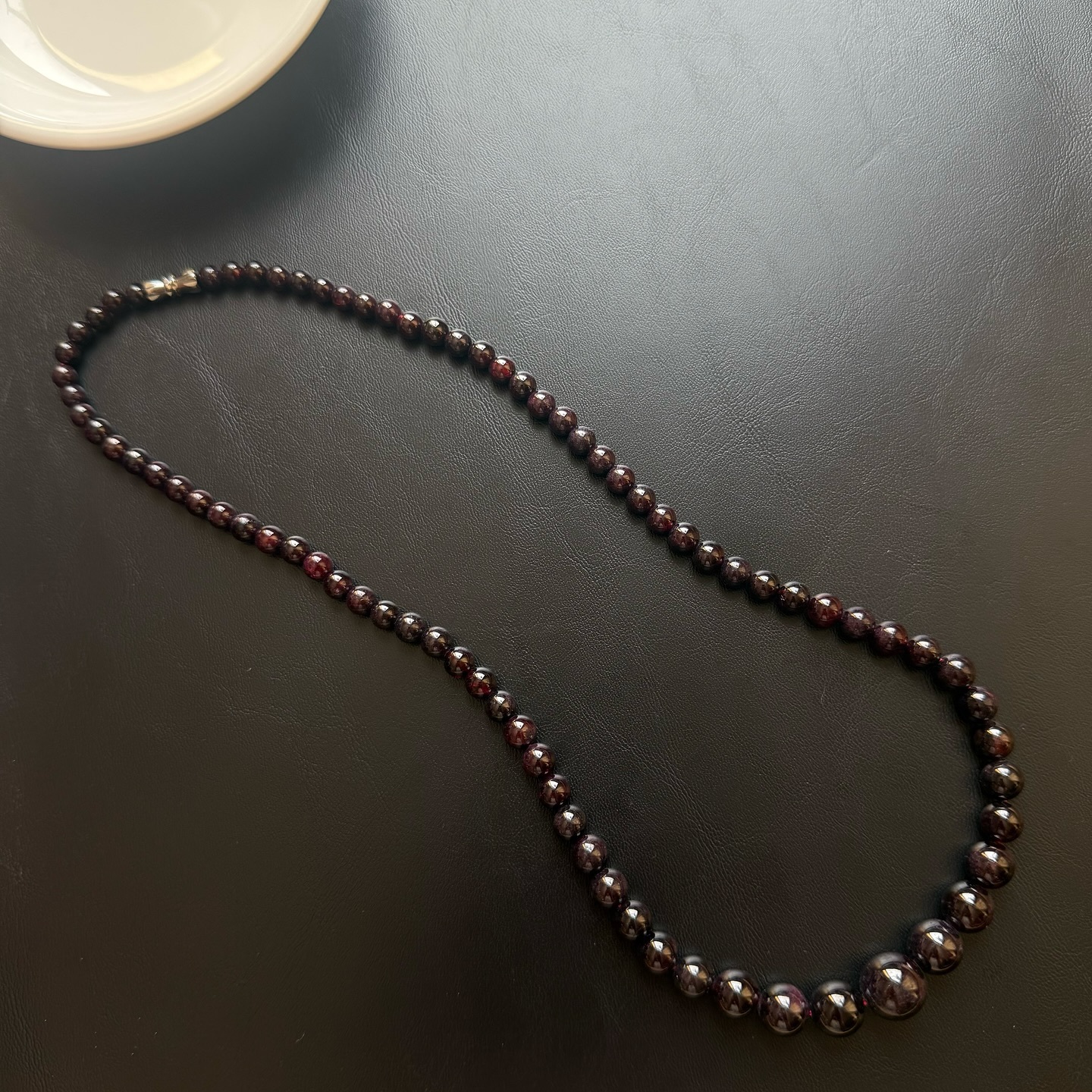 [原石] 石榴石項鏈 水晶項鏈